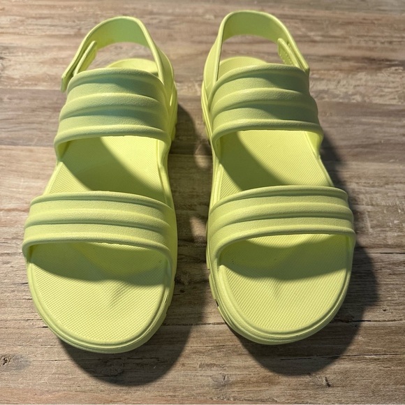 Hunter Slingback Sandal Size 10 Zesty Yellow Unisex Chunky Summer Wear NWOT - Picture 4 of 8